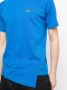 Comme Des Garçons Shirt x Lacoste asymmetrisch T-shirt Blauw - Thumbnail 5