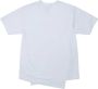 Comme Des Garçons Shirt x Lacoste asymmetrisch T-shirt Wit - Thumbnail 2