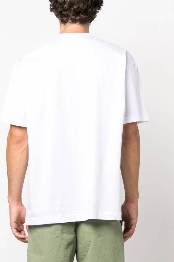 Comme Des Garçons Shirt x Lacoste katoenen T-shirt Wit