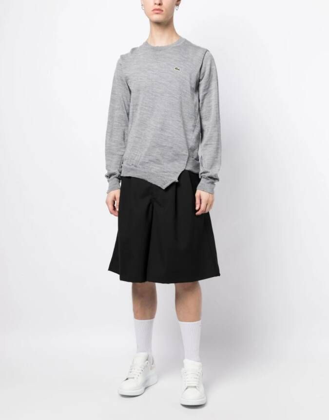 Comme Des Garçons Shirt Trui met logopatch Grijs
