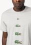 Comme Des Garçons Shirt x Lacoste T-shirt met logoprint Grijs - Thumbnail 5