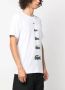 Comme Des Garçons Shirt x Lacoste T-shirt met logoprint Wit - Thumbnail 3