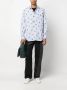 Comme Des Garçons Shirt x Lacoste gestreept overhemd Blauw - Thumbnail 2