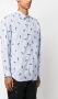 Comme Des Garçons Shirt x Lacoste gestreept overhemd Blauw - Thumbnail 3