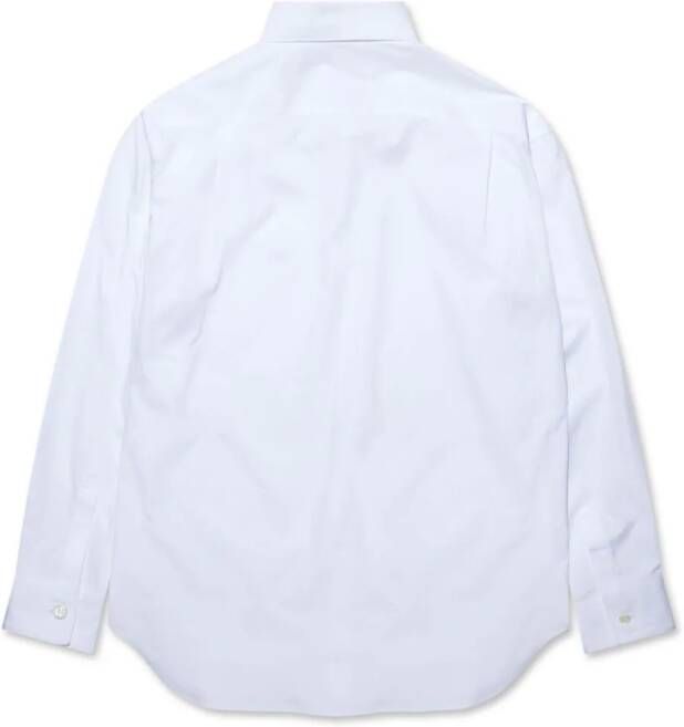 Comme Des Garçons Shirt x Lacoste overhemd met logopatch Wit