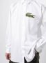 Comme Des Garçons Shirt x Lacoste overhemd met logopatch Wit - Thumbnail 5