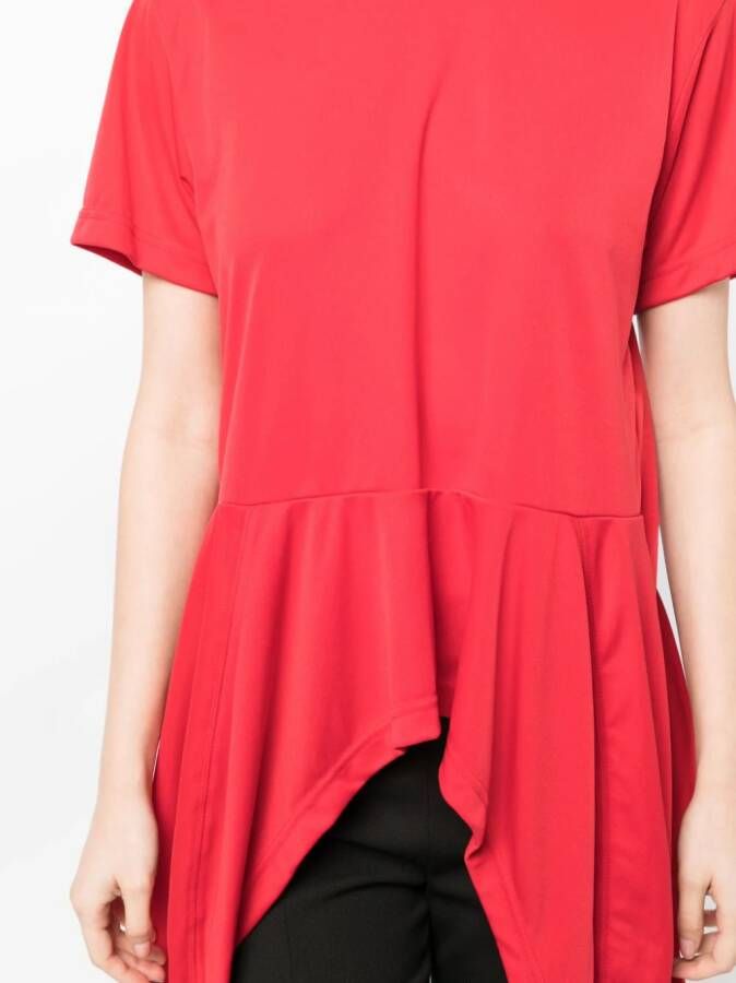 Comme Des Garçons T-shirt met vlakken Rood