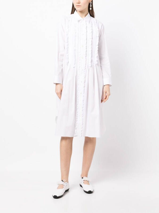 Comme des Garçons TAO Blouse met geplooid detail Wit