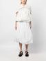 Comme des Garçons TAO Gedrapeerde maxi-rok Wit - Thumbnail 2