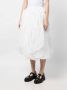 Comme des Garçons TAO Gedrapeerde maxi-rok Wit - Thumbnail 3