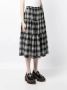 Comme des Garçons TAO Geruite midi-rok Zwart - Thumbnail 3