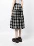 Comme des Garçons TAO Geruite midi-rok Zwart - Thumbnail 4