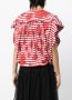 Comme des Garçons TAO x Shun Sudo T-shirt met bloemenprint Rood - Thumbnail 4