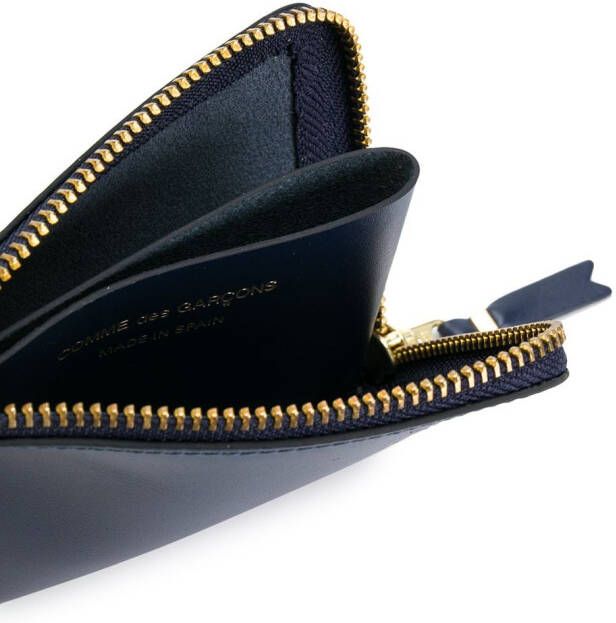 Comme Des Garçons Wallet classic zip wallet Blauw