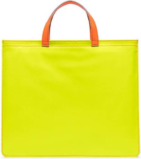 Comme Des Garçons Wallet Leren shopper Roze