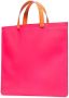 Comme Des Garçons Wallet Leren shopper Roze - Thumbnail 4
