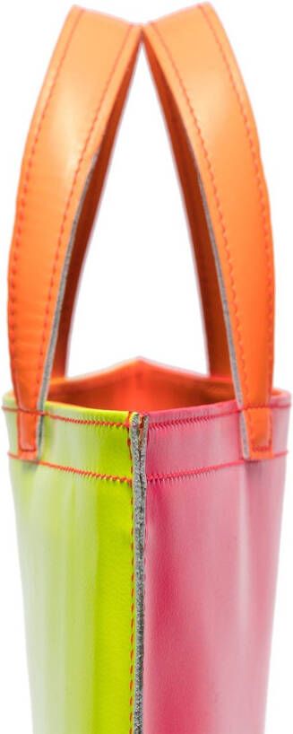 Comme Des Garçons Wallet Leren shopper Roze