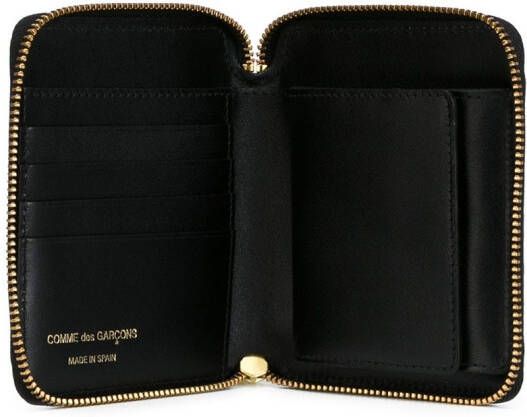 Comme Des Garçons Wallet 'Embossed Logo' purse Zwart