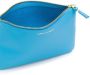 Comme Des Garçons Wallet geritste etui voor munten Blauw - Thumbnail 3