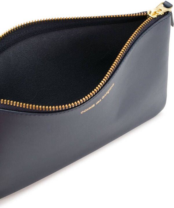 Comme Des Garçons Wallet Leren portemonnee Blauw