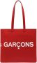 Comme Des Garçons Wallet Leren shopper Rood - Thumbnail 3