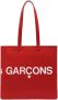 Comme Des Garçons Wallet Leren shopper Rood - Thumbnail 3