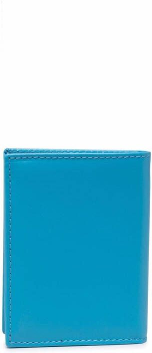 Comme Des Garçons Wallet Leren portemonnee Blauw