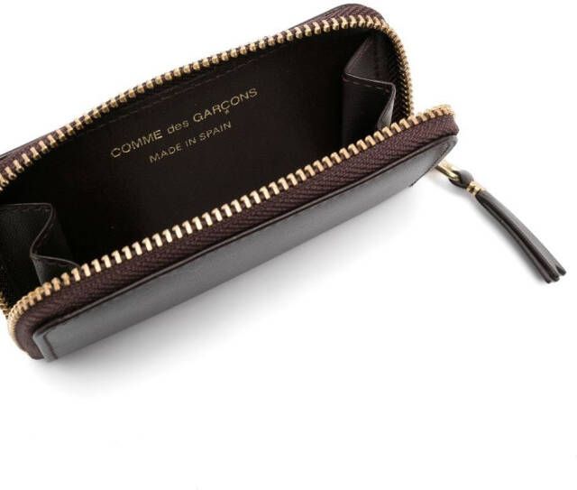 Comme Des Garçons Wallet Leren portemonnee Bruin