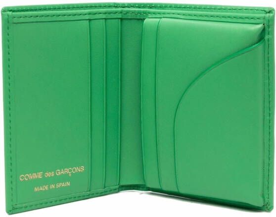 Comme Des Garçons Wallet Leren portemonnee Groen