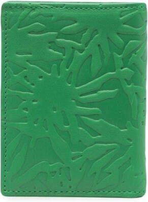 Comme Des Garçons Wallet Leren portemonnee Groen