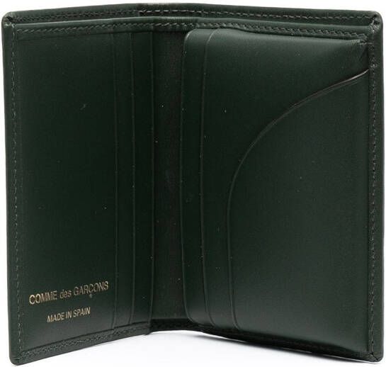 Comme Des Garçons Wallet Leren portemonnee Groen