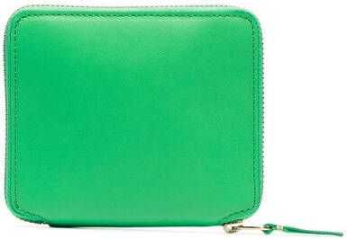Comme Des Garçons Wallet Leren portemonnee Groen