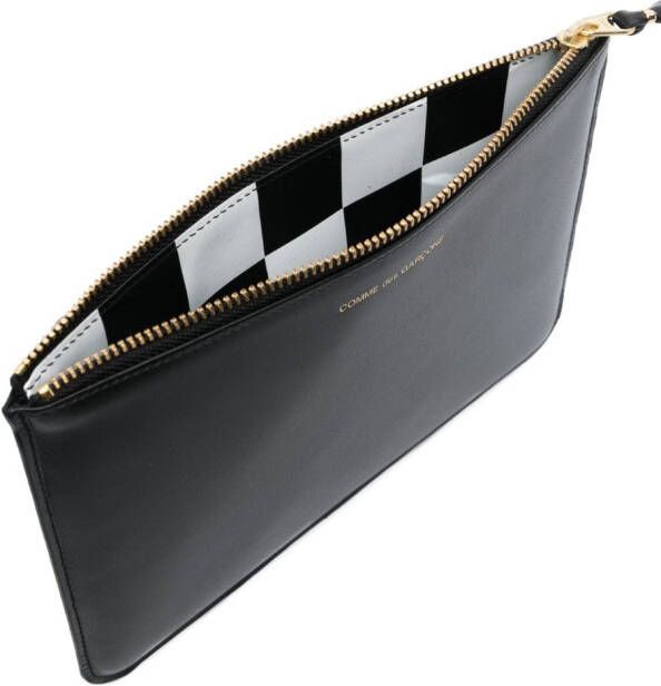 Comme Des Garçons Wallet Leren portemonnee Zwart