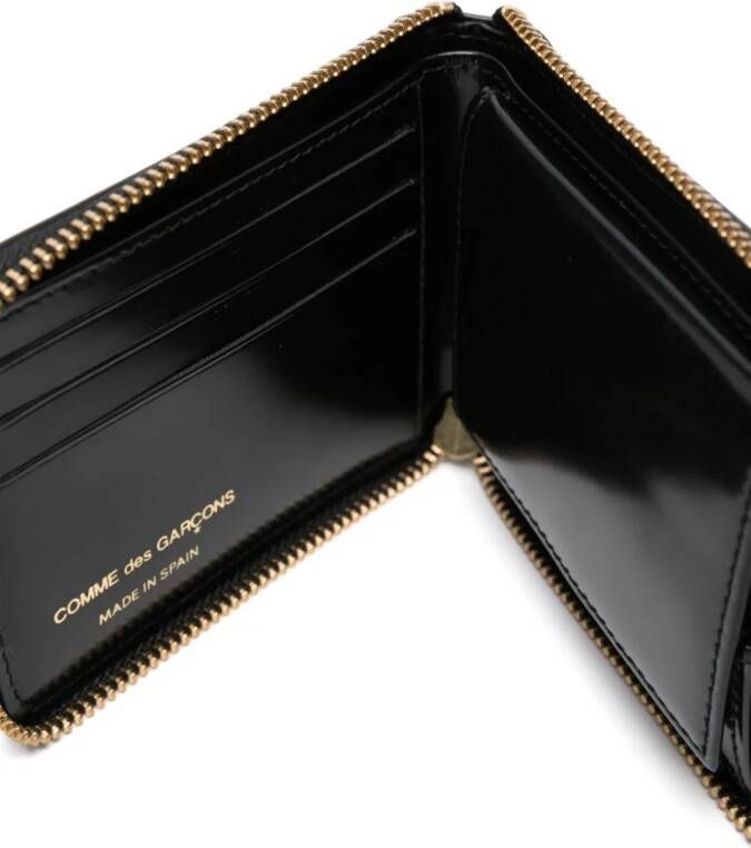 Comme Des Garçons Wallet Leren portemonnee Zwart