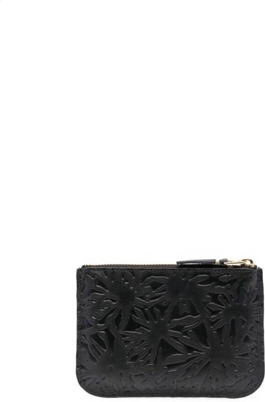 Comme Des Garçons Wallet Leren portemonnee Zwart