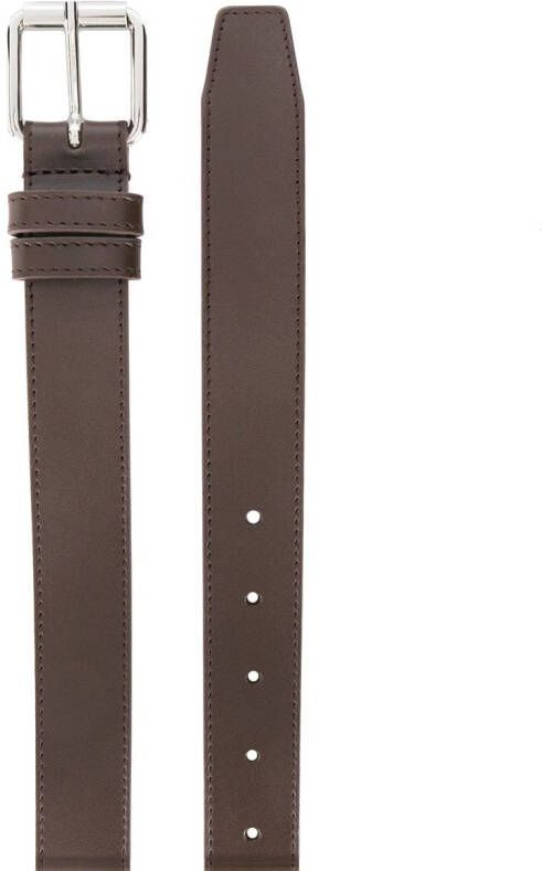 Comme Des Garçons Wallet Leren riem Bruin