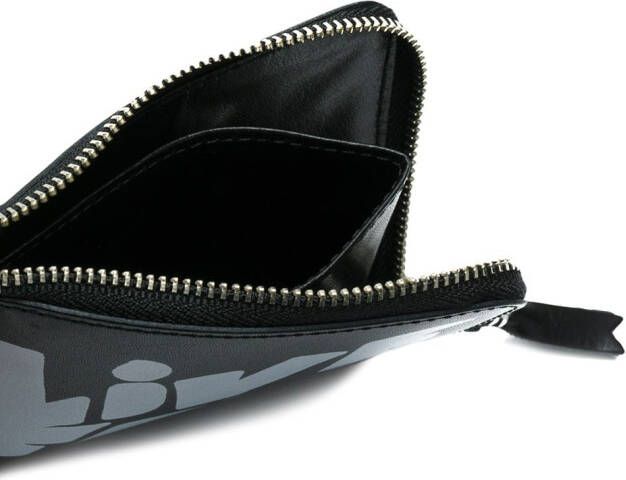 Comme Des Garçons Wallet Live Free portemonnee met rits Zwart