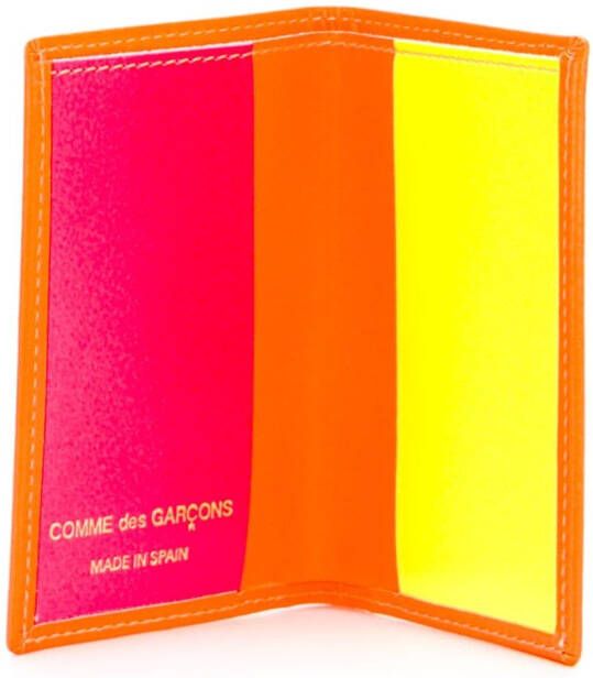 Comme Des Garçons Wallet New Super Fluo portemonnee Geel