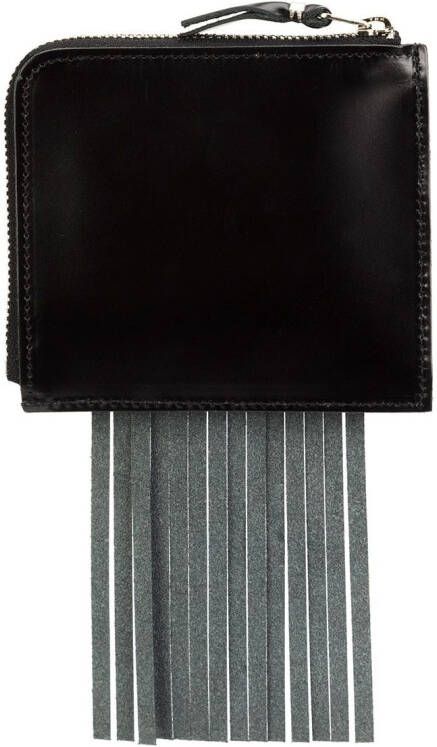 Comme Des Garçons Wallet omzoomde kaarthouder Zwart