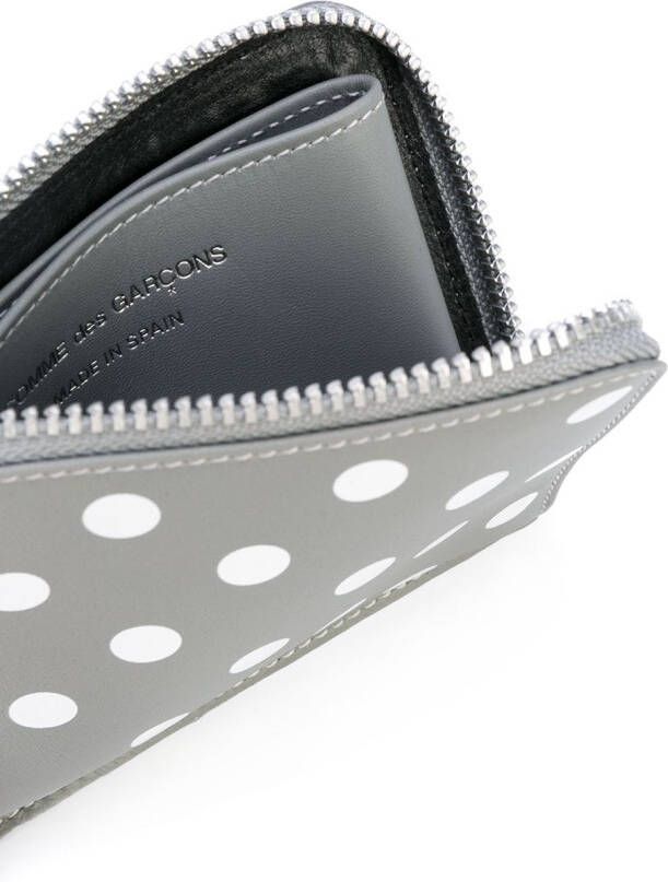 Comme Des Garçons Wallet polka dots wallet Grijs