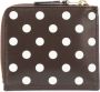 Comme Des Garçons Wallet polkadot ritsportemonnee Bruin - Thumbnail 2