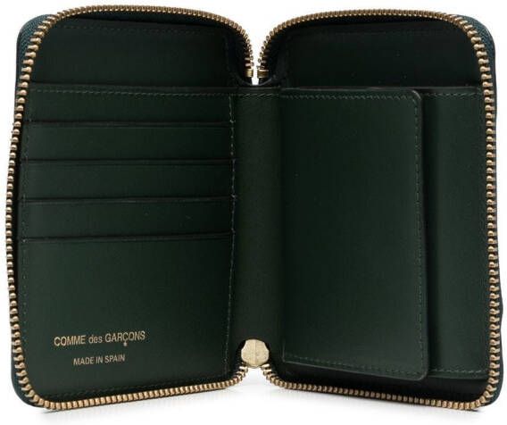 Comme Des Garçons Wallet Portemonnee met logo Groen