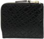 Comme Des Garçons Wallet Portemonnee met logo-reliëf Zwart - Thumbnail 2