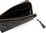 Comme Des Garçons Wallet Portemonnee met logo-reliëf Zwart - Thumbnail 3