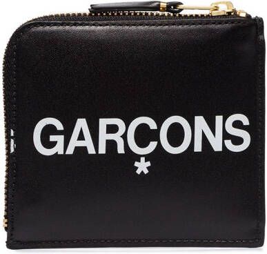 Comme Des Garçons Wallet Huge portemonnee met logo Zwart