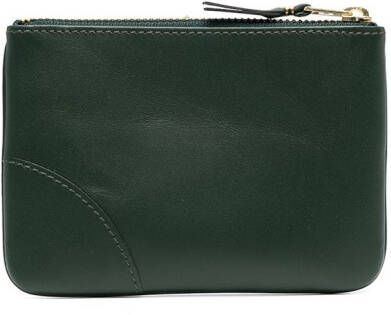 Comme Des Garçons Wallet Portemonnee met logoprint Groen