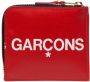 Comme Des Garçons Wallet Leren portemonnee Rood - Thumbnail 2