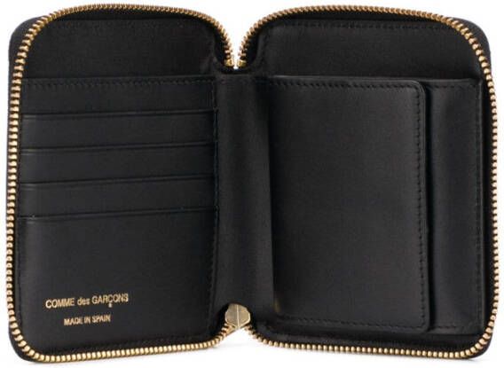 Comme Des Garçons Wallet Portemonnee met polka dots Zwart