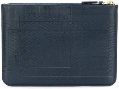 Comme Des Garçons Wallet Portemonnee met print Blauw