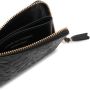 Comme Des Garçons Wallet Portemonnee met reliëf patroon Zwart - Thumbnail 3